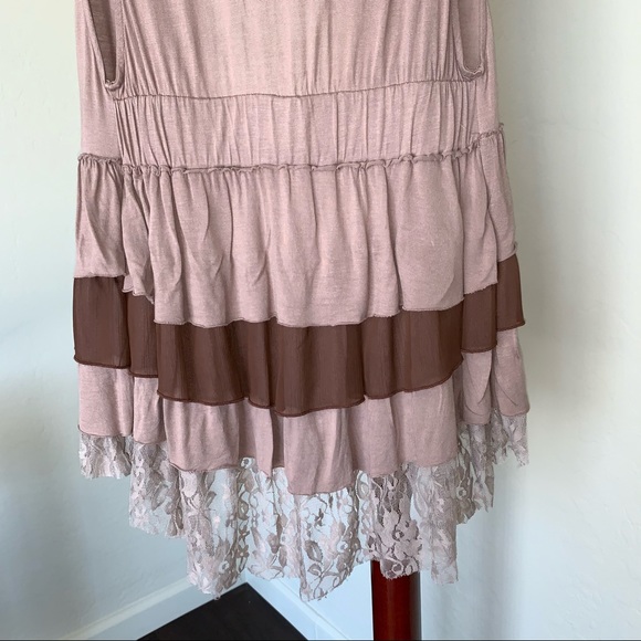 BKE Boutique Boho Laced Vest | M - Picture 5 of 5